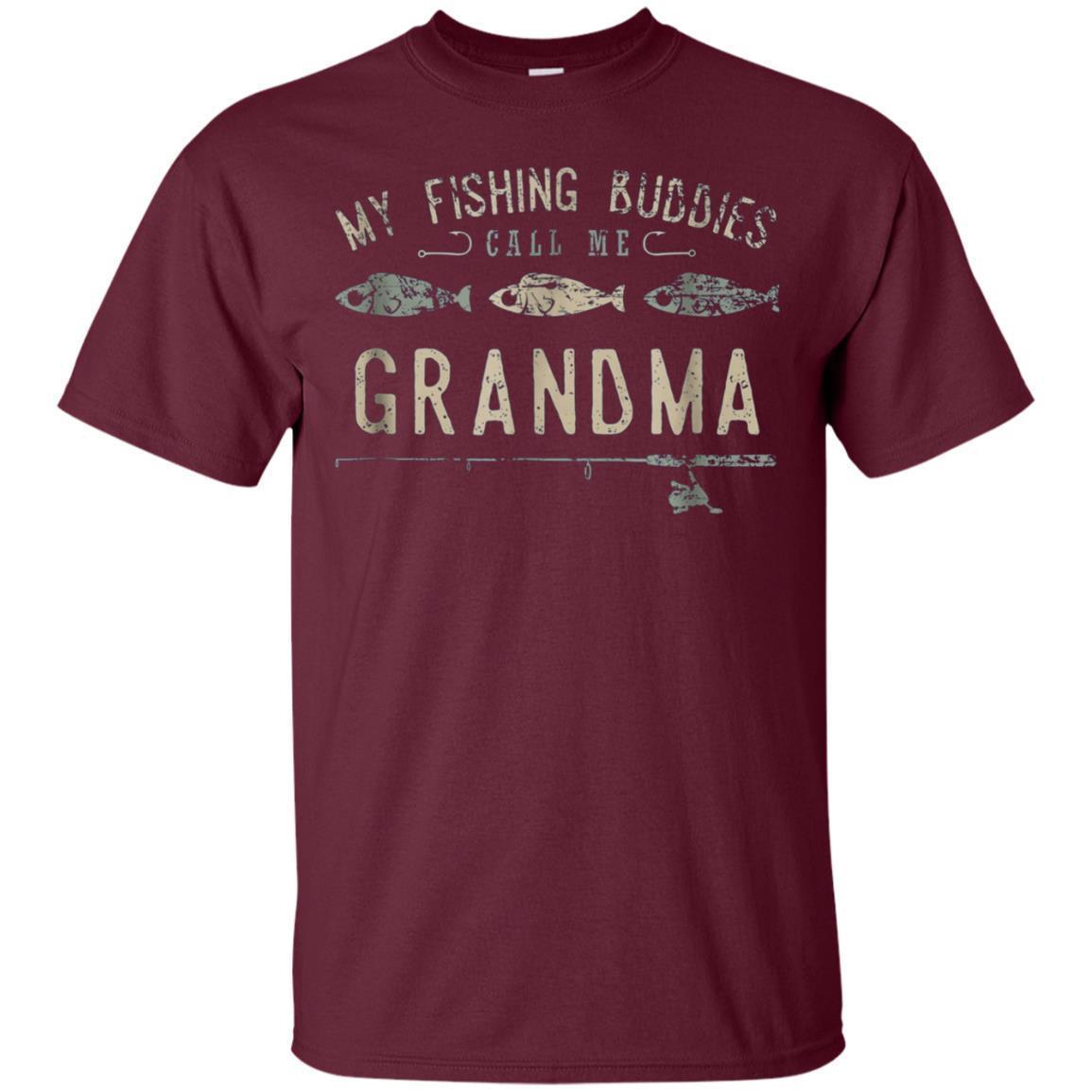 My Fishing Buddies Call Me Grandma Shirt, Cute Mother’s Day 2 » Cool Gifts for You - Mfamilygift My Fishing Buddies Call Me Grandma Shirt, Cute Mother’s Day 2