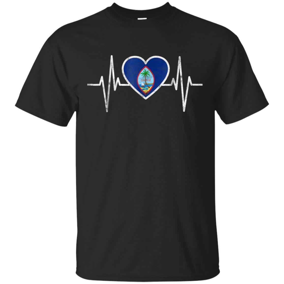 My Heart Beats For Guam I Heartbeat, Men, Women, Tee