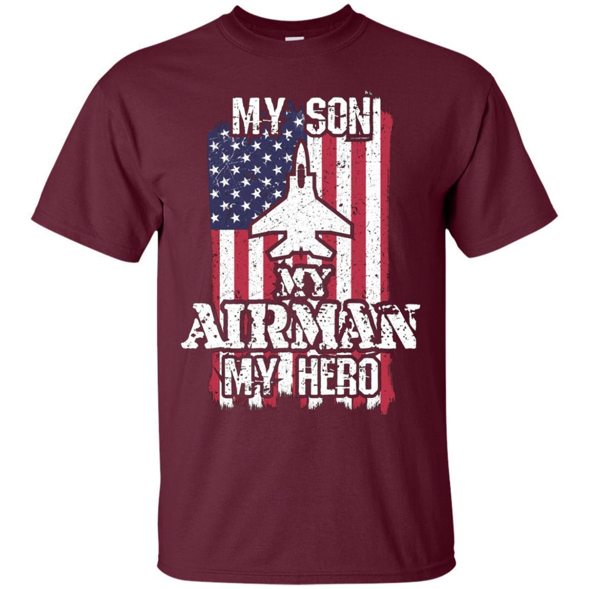 My Son My Airman My Hero T Shirt For Proud Patriotic Parents 3 » Cool Gifts for You - Mfamilygift My Son My Airman My Hero T Shirt For Proud Patriotic Parents 3