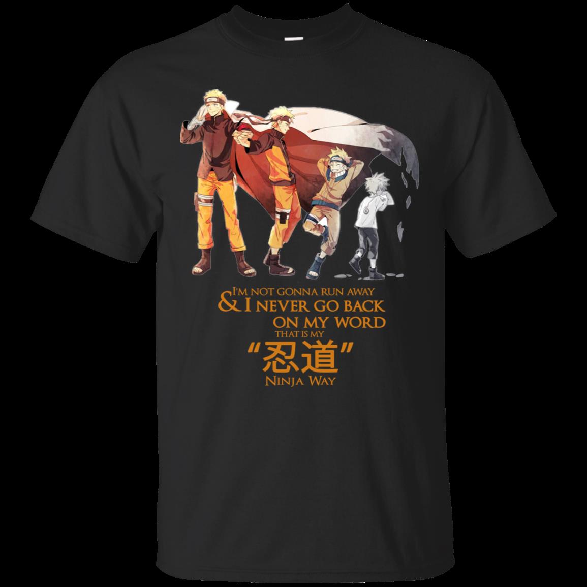 Naruto Shirts Never Go Back On My Word T Shirt Hoodies Sweatshirt
