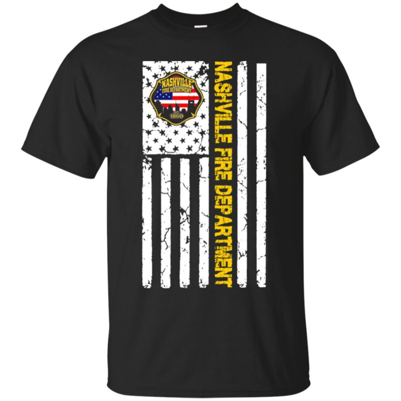 Nashville Fire Department Usa Flag Shirts