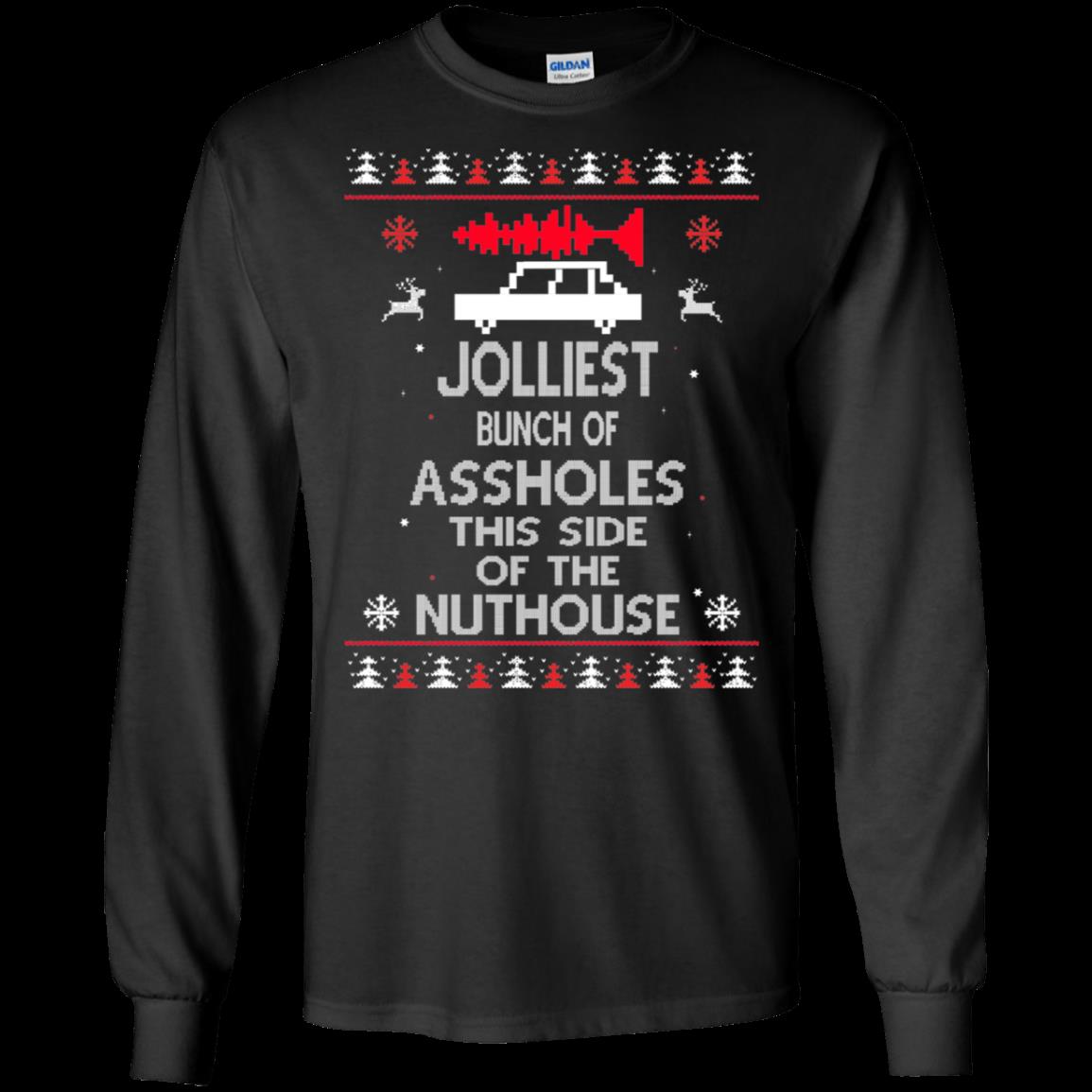 National Lampoons Christmas Vacation Ugly Christmas Sweater Jolliest Bunch Of Assholes T Shirt Hoodies Sweatshirt 3 » Cool Gifts for You - Mfamilygift National Lampoons Christmas Vacation Ugly Christmas Sweater Jolliest Bunch Of Assholes T Shirt Hoodies Sweatshirt 3