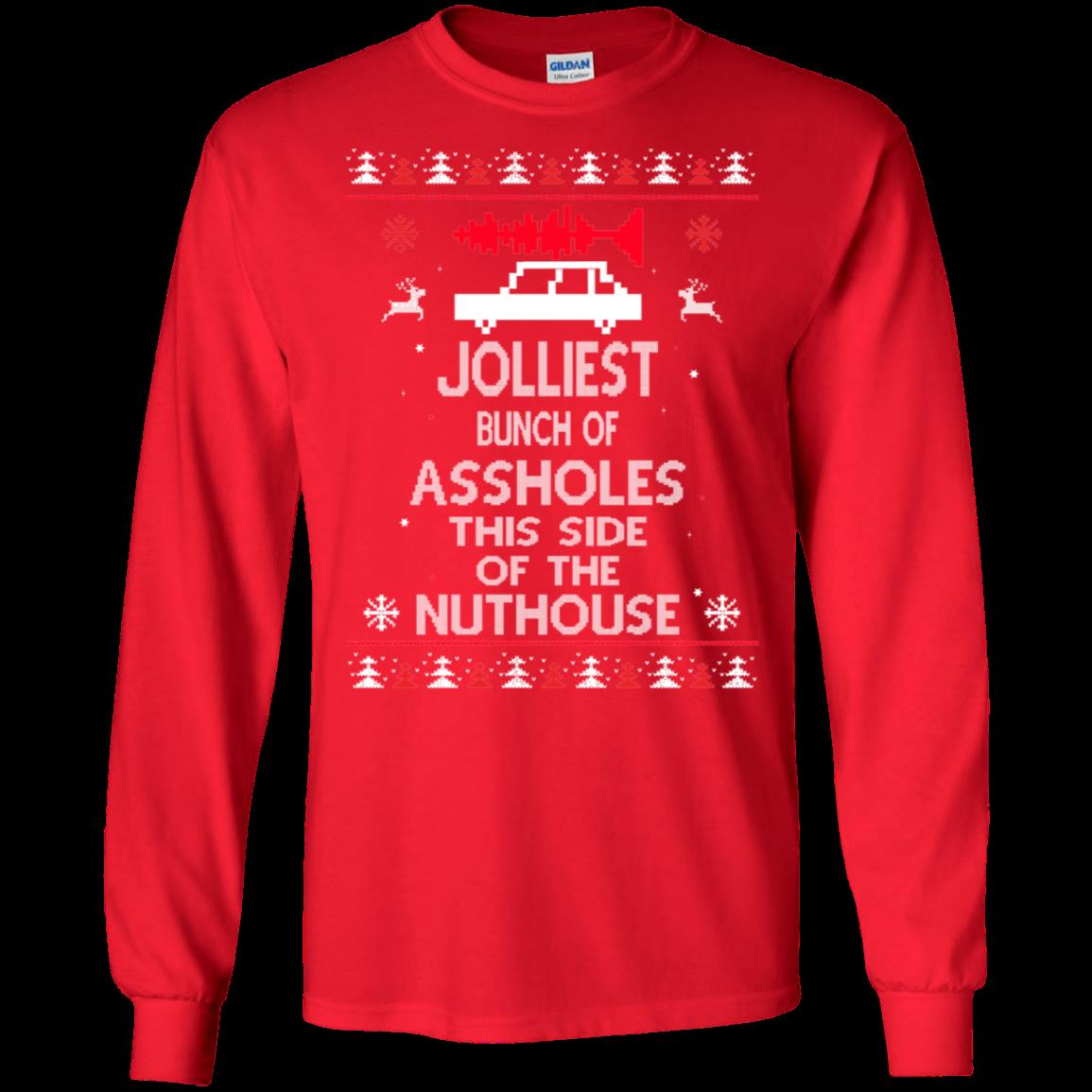 National Lampoons Christmas Vacation Ugly Christmas Sweater Jolliest Bunch Of Assholes T Shirt Hoodies Sweatshirt 4 » Cool Gifts for You - Mfamilygift National Lampoons Christmas Vacation Ugly Christmas Sweater Jolliest Bunch Of Assholes T Shirt Hoodies Sweatshirt 4