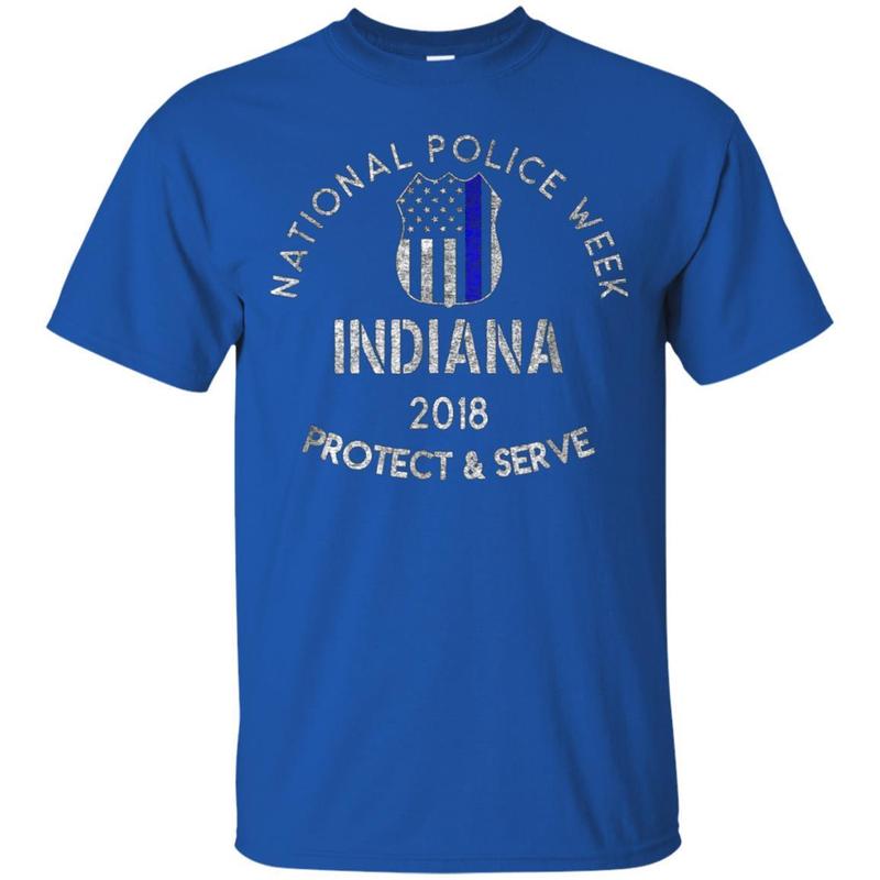 National Police Week 2018 Shirt Indiana Thin Blue Line Flag 3 » Cool Gifts for You - Mfamilygift National Police Week 2018 Shirt Indiana Thin Blue Line Flag 3