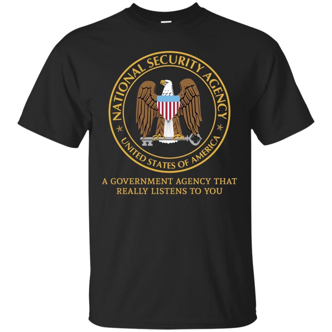 National Security Agency Government That Listens Shirt National Security Agency Government That Listens Shirt