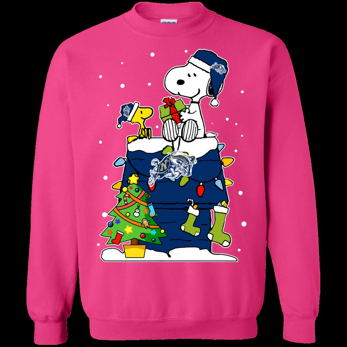 Navy Midshipmen Ugly Christmas Sweaters Snoopy Woodstock Hoodies Sweatshirts 3 » Cool Gifts for You - Mfamilygift Navy Midshipmen Ugly Christmas Sweaters Snoopy Woodstock Hoodies Sweatshirts 3