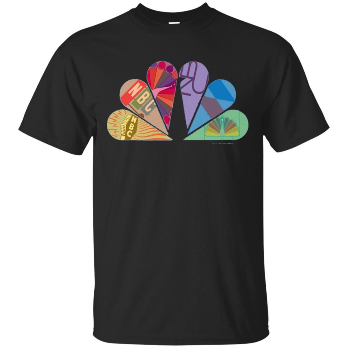 Nbc Logo Mash-up Comfortable T-shirt Nbc Logo Mash-up Comfortable T-shirt