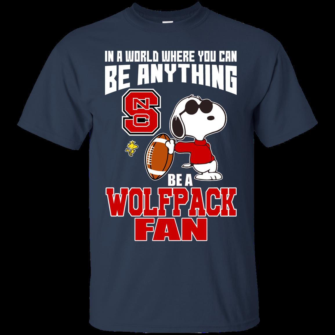 Nc State Wolfpack Snoopy Shirts Be A Fan 1 » Cool Gifts for You - Mfamilygift Nc State Wolfpack Snoopy Shirts Be A Fan 1