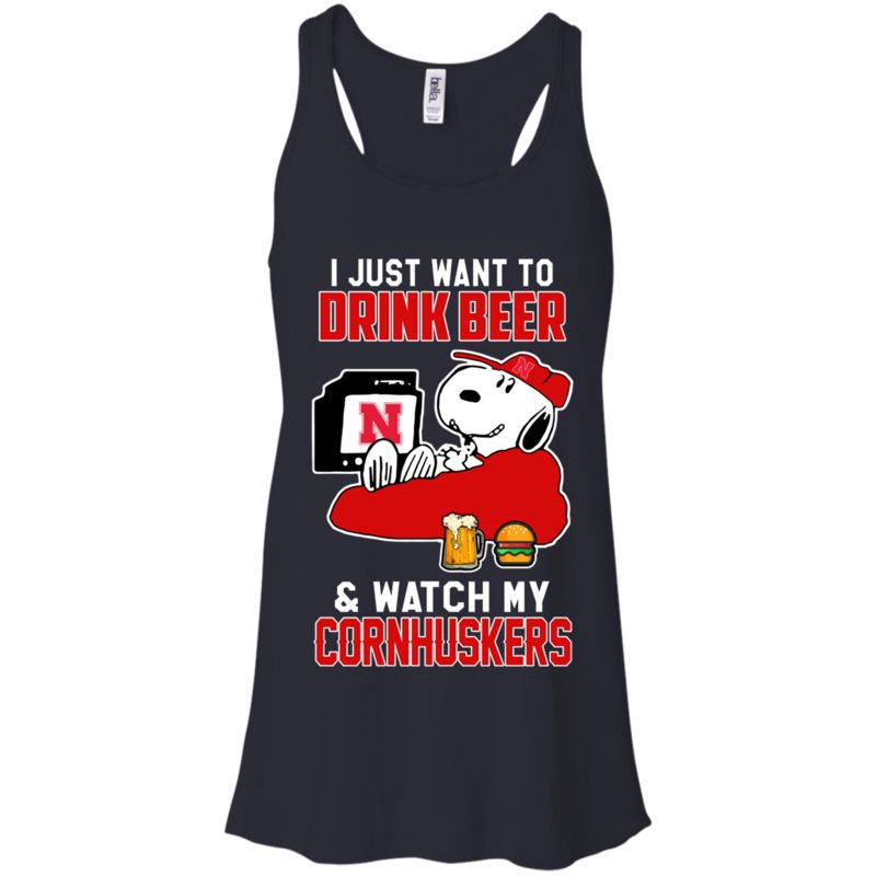 Nebraska Cornhuskers Snoopy Shirts Just Want To Drink Beer & Watch 4 » Cool Gifts for You - Mfamilygift Nebraska Cornhuskers Snoopy Shirts Just Want To Drink Beer & Watch 4