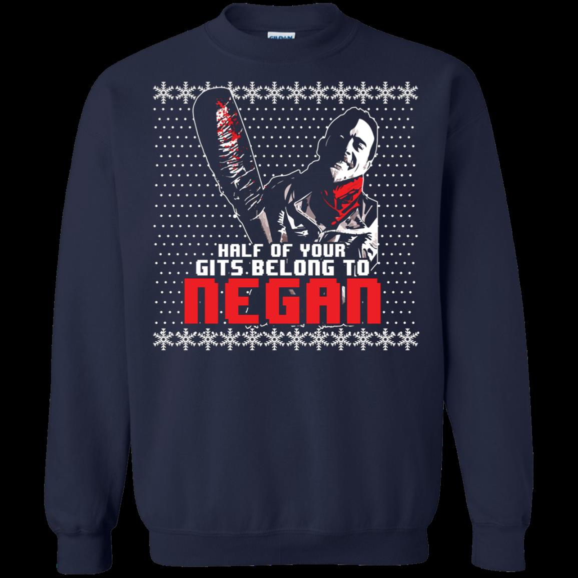 Negan Christmas – Dead Walk Comic Book Xmas Sweatshirt 1 » Cool Gifts for You - Mfamilygift Negan Christmas – Dead Walk Comic Book Xmas Sweatshirt 1
