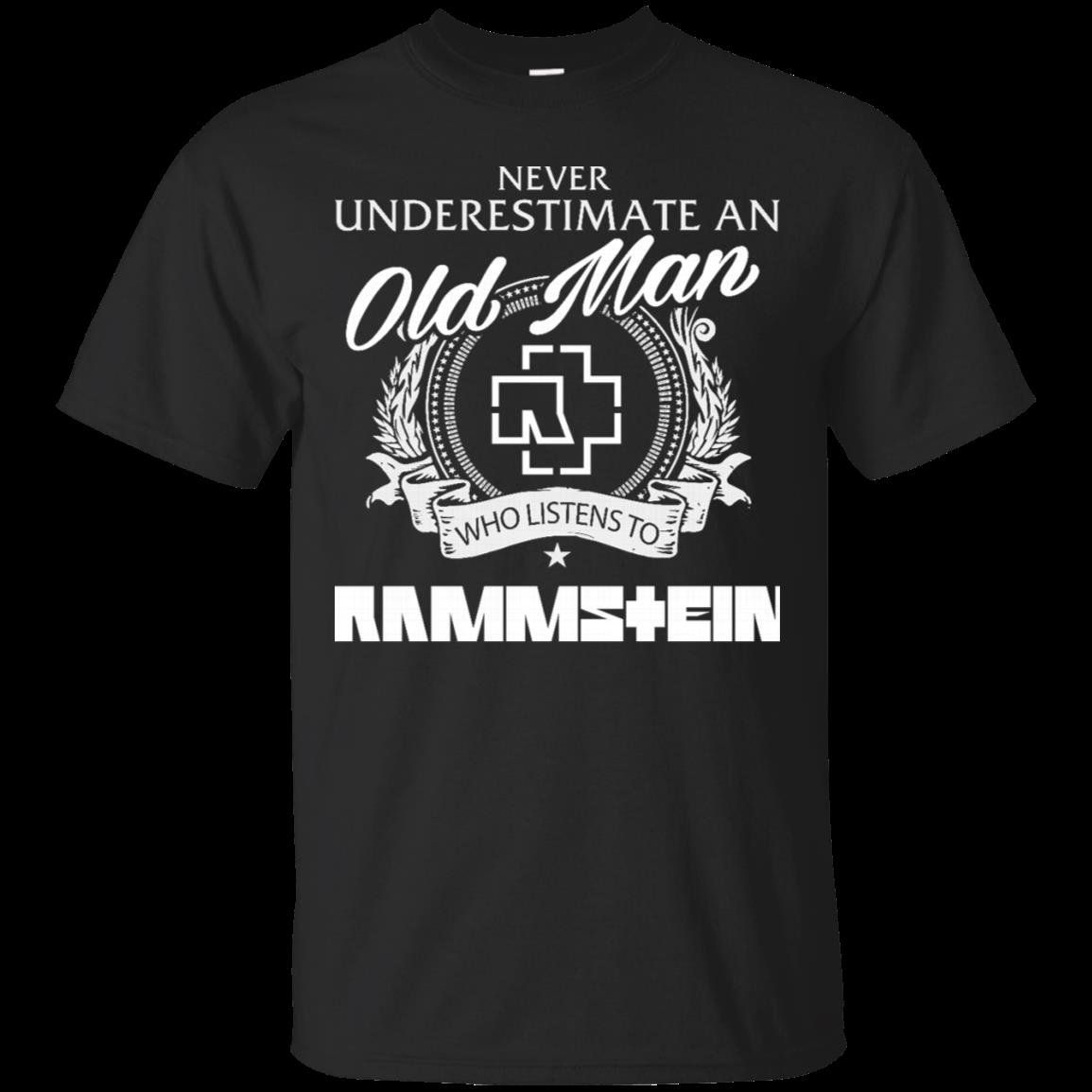 Never Underestimate An Old Man Who Listens To Rammstein T Shirt Hoodies Sweatshirt
