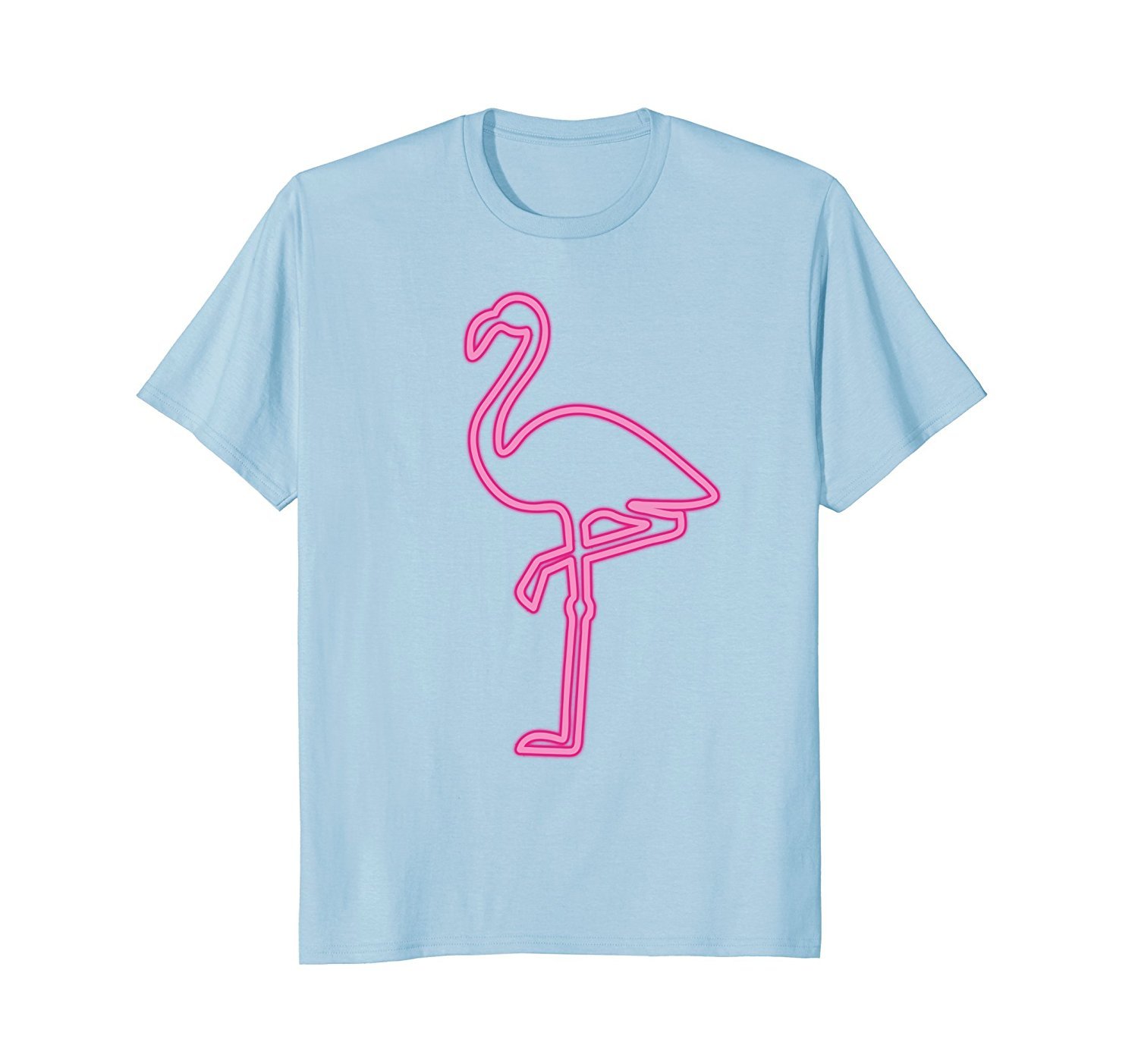 80s Retro Neon Sign Pink Flamingo Bird T-Shirt. 80’s Gift 4 » Cool Gifts for You - Mfamilygift 80s Retro Neon Sign Pink Flamingo Bird T-Shirt. 80’s Gift 4