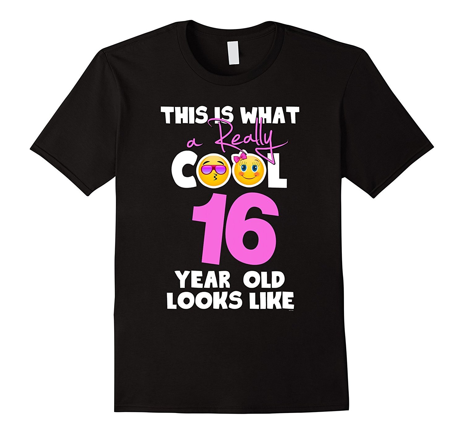 Emojicon birthday teenager gifts for 16 year old girls shirt