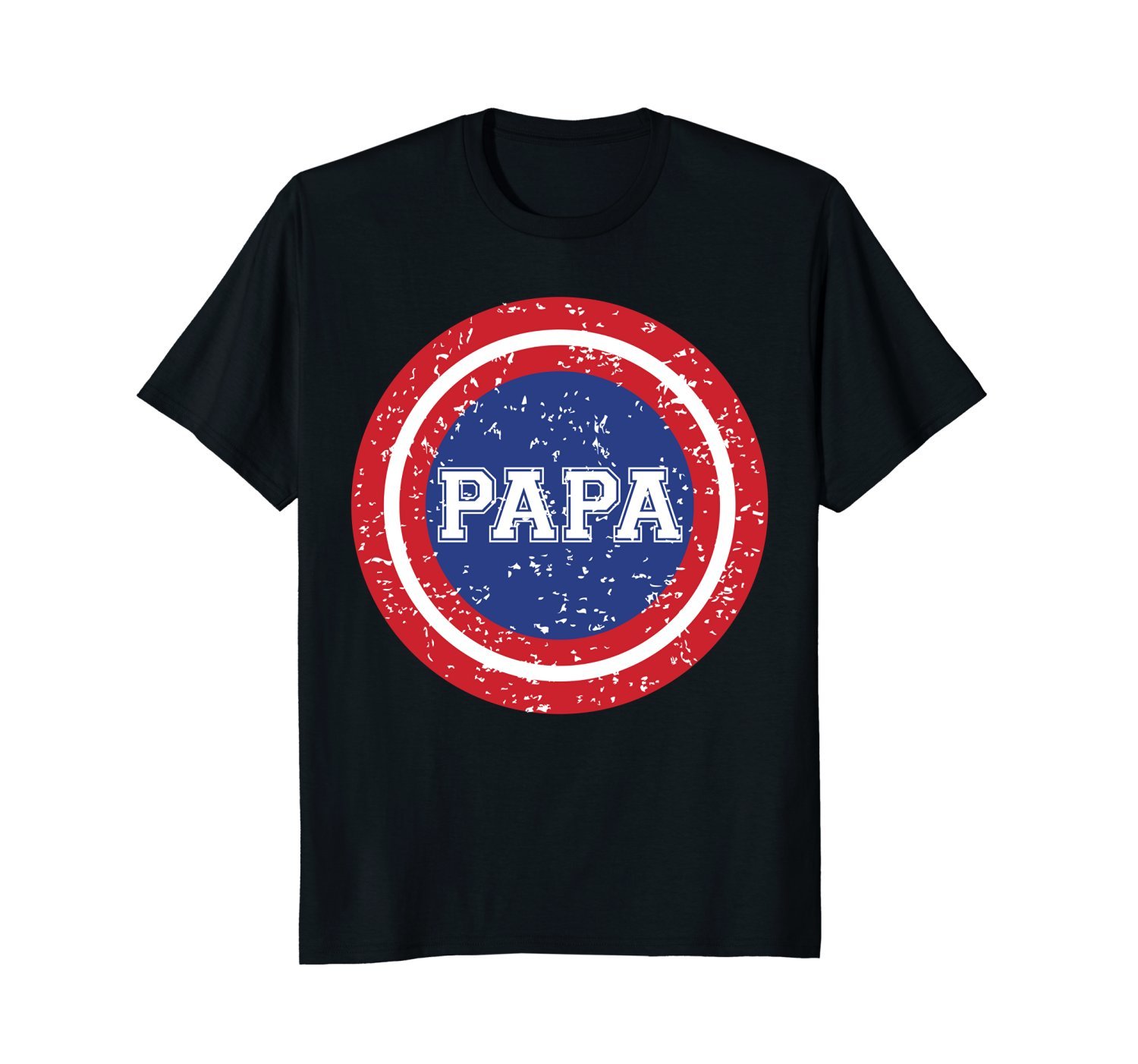 Fathers Day 2018 Captain PAPA Superhero T-shirt Perfect Gift