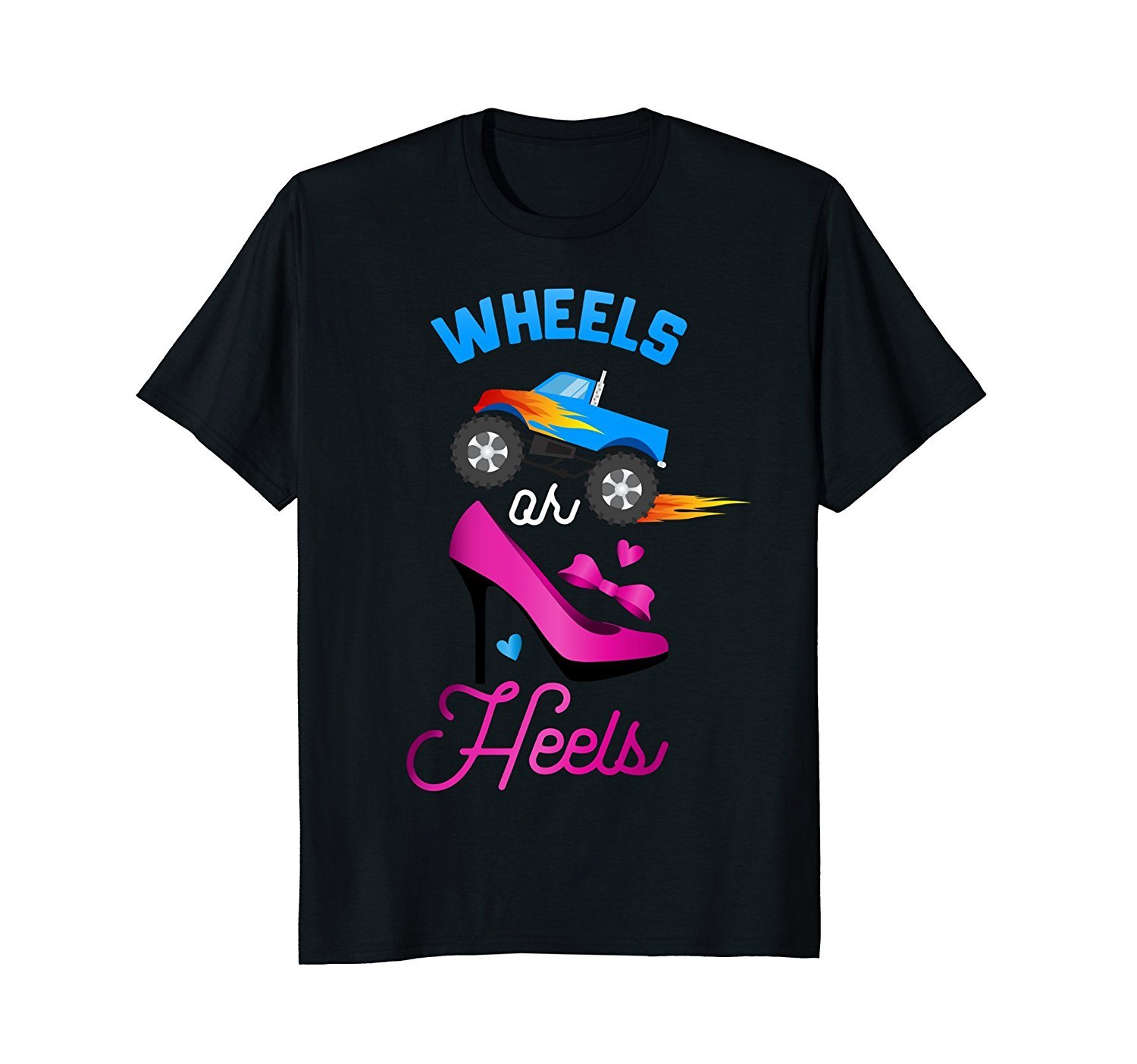Gender Reveal Party - Wheels or Heels , Truck, We Love You Gender Reveal Party - Wheels or Heels , Truck, We Love You