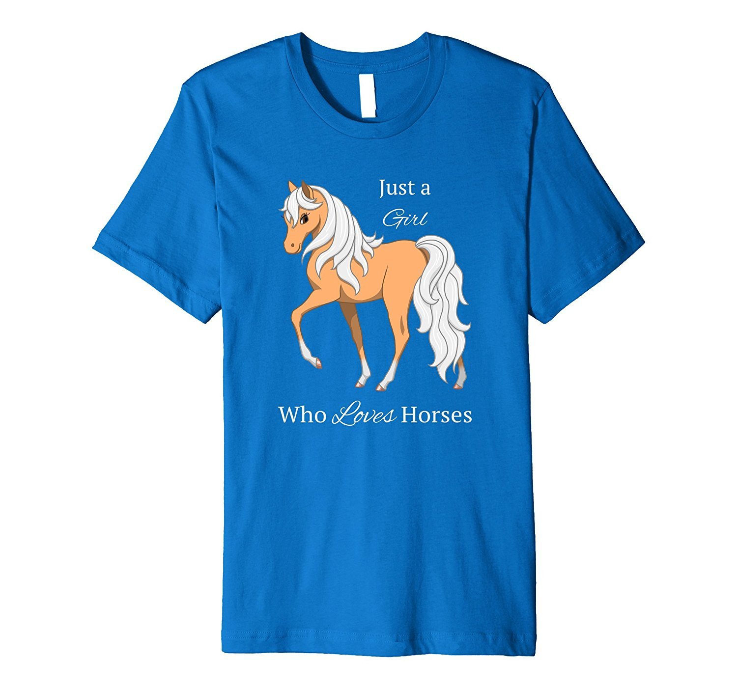 Just a Girl Who Loves Horses Cute Palomino Filly T-shirt 2 » Cool Gifts for You - Mfamilygift Just a Girl Who Loves Horses Cute Palomino Filly T-shirt 2