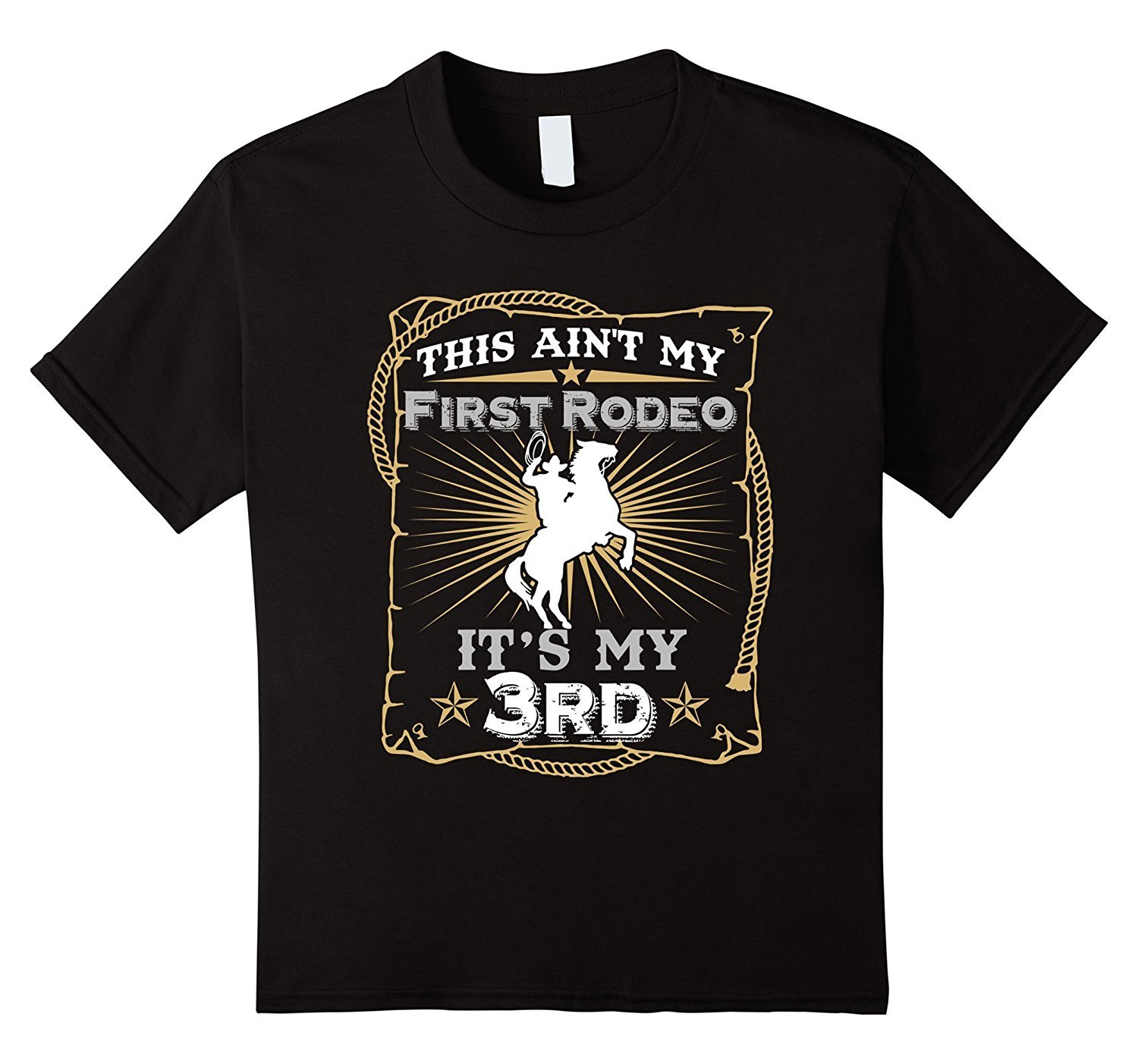 Kids Funny Ain’t My First Rodeo 3rd Birthday T-Shirt For Kids Kids Funny Ain’t My First Rodeo 3rd Birthday T-Shirt For Kids