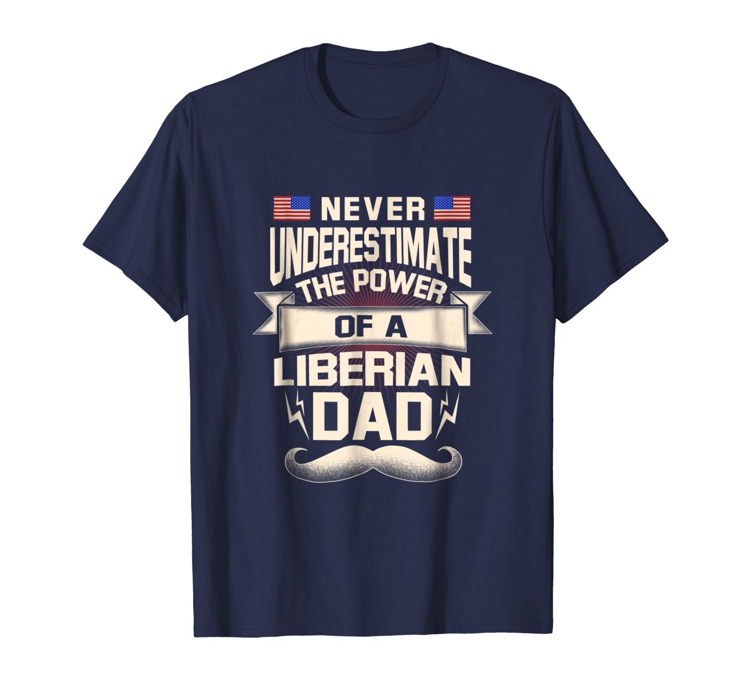 Liberian Dad Father’s Day Liberia Flag T-Shirt 1 » Cool Gifts for You - Mfamilygift Liberian Dad Father’s Day Liberia Flag T-Shirt 1