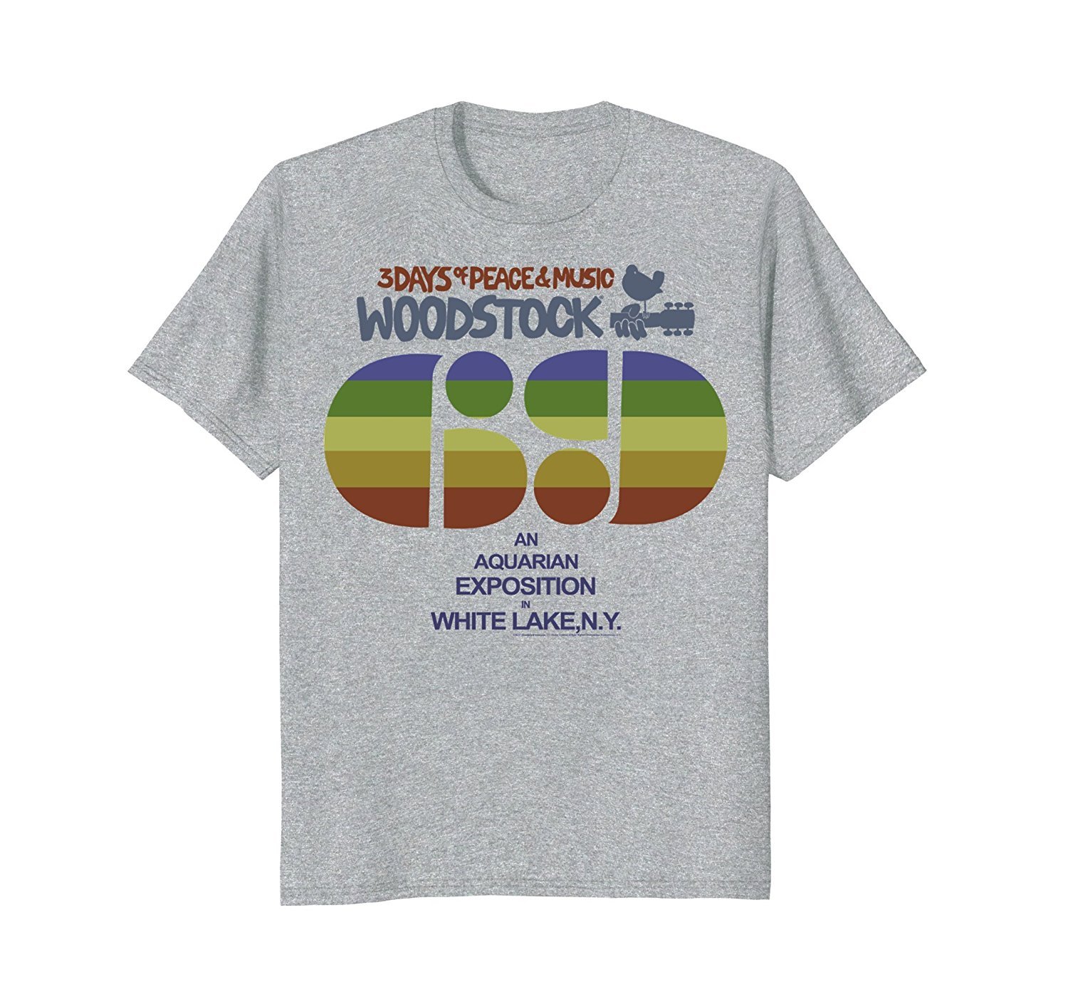 Woodstock – Rainbow 1969 T-Shirt 2 » Cool Gifts for You - Mfamilygift Woodstock – Rainbow 1969 T-Shirt 2