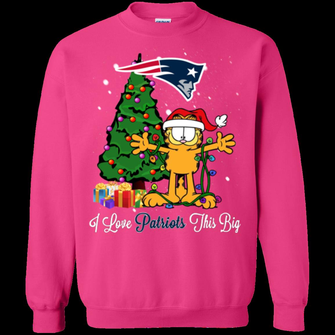 New England Patriots Garfield Ugly Christmas Sweaters 3 » Cool Gifts for You - Mfamilygift New England Patriots Garfield Ugly Christmas Sweaters 3