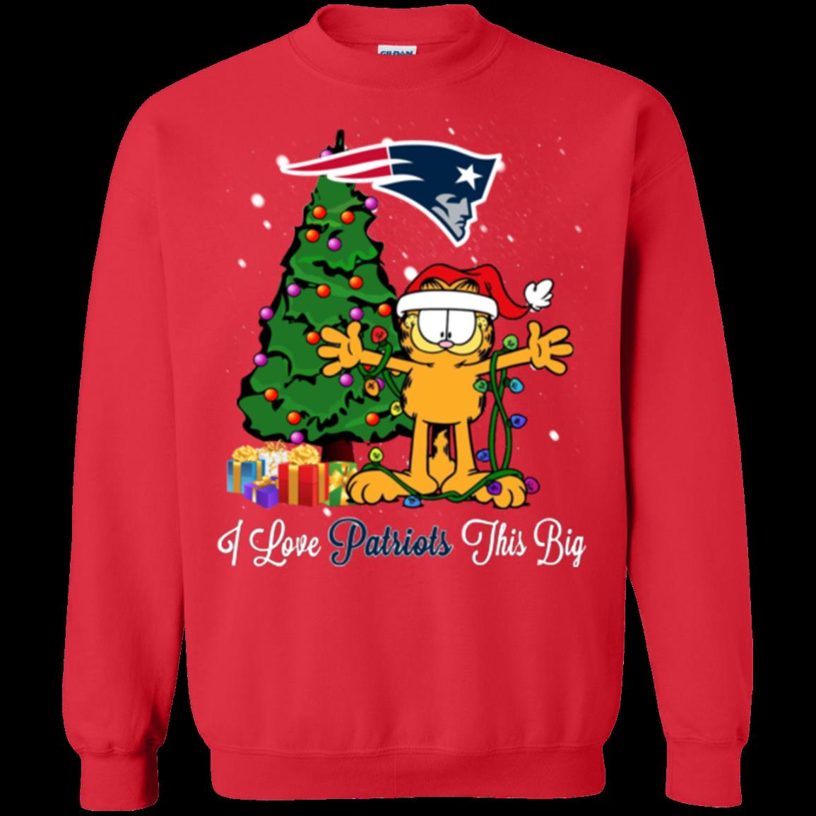 New England Patriots Garfield Ugly Christmas Sweaters 4 » Cool Gifts for You - Mfamilygift New England Patriots Garfield Ugly Christmas Sweaters 4