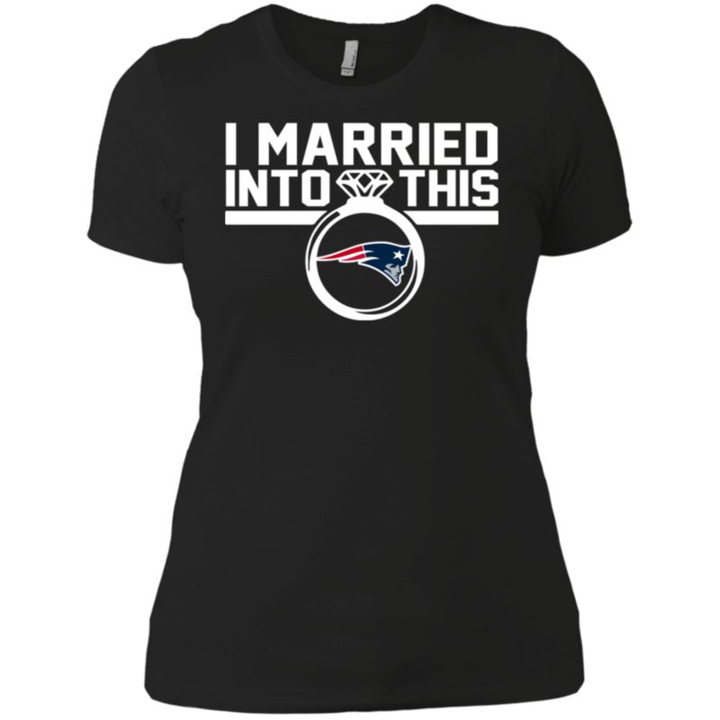 New England Patriots I Married Into This Shirt Ladies’ Boyfriend Shirt