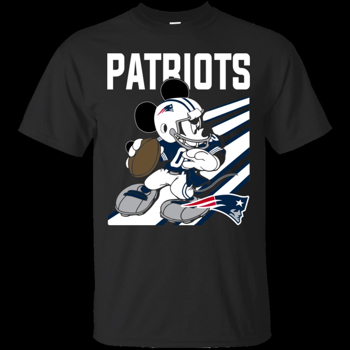 New England Patriots Mickey Mouse Disney Nfl Shirt Cotton Shirt