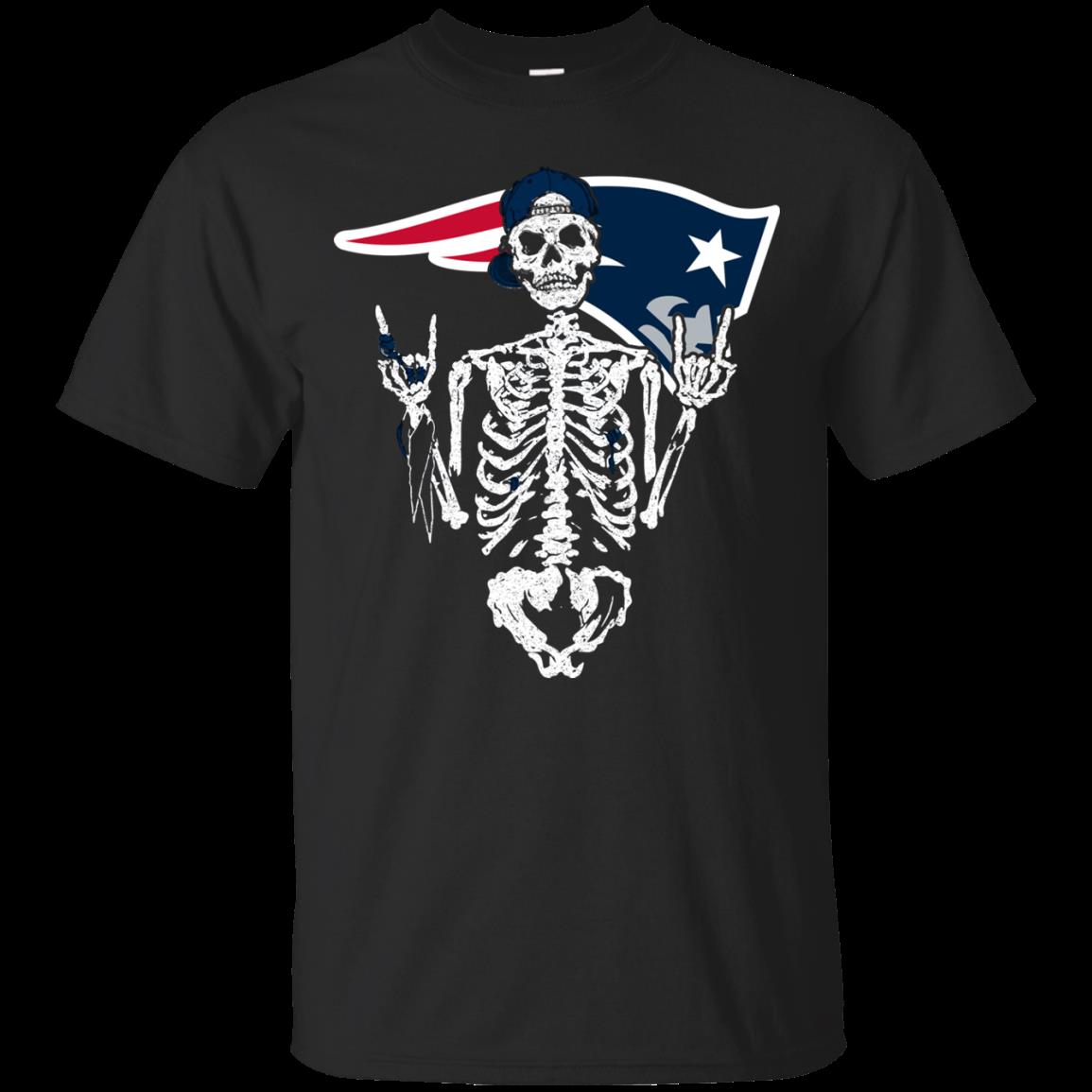 New England Patriots Skeleton Halloween Shirts New England Patriots Skeleton Halloween Shirts