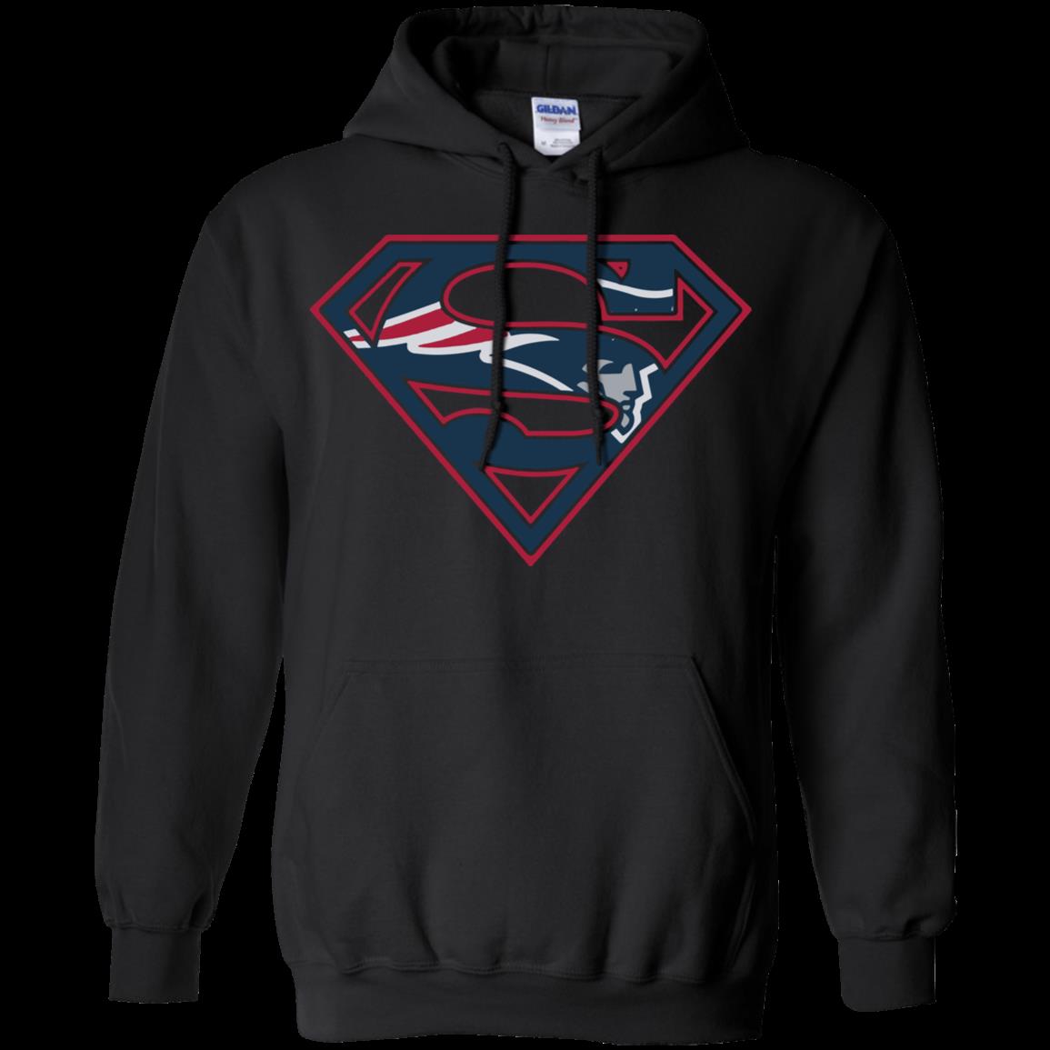 New England Patriots Superman Logo T Shirt Hoodie
