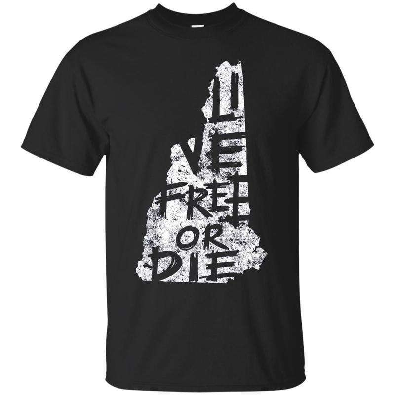 New Hampshire Live Free Or Die Manchester T Shirt