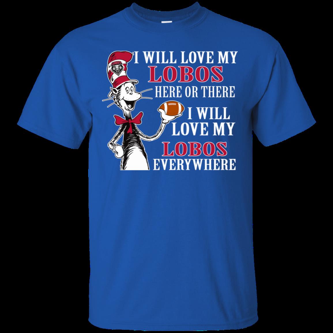 New Mexico Lobos The Cat In The Hat Shirts I Will Love Everywhere 3 » Cool Gifts for You - Mfamilygift New Mexico Lobos The Cat In The Hat Shirts I Will Love Everywhere 3