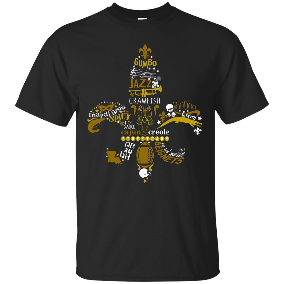 New Orleans Fleur-de-lis Southern Life Men Women T-shirt New Orleans Fleur-de-lis Southern Life Men Women T-shirt