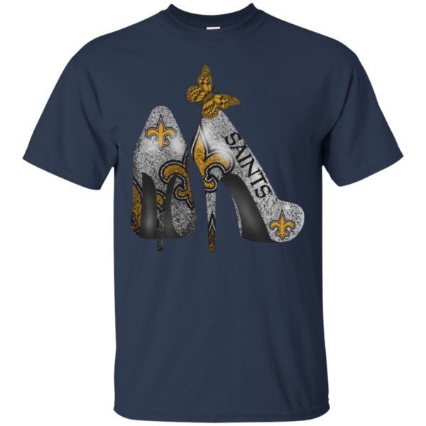 New Orleans Saints Rhinestone High Heels Shirt Cotton Shirt 1 » Cool Gifts for You - Mfamilygift New Orleans Saints Rhinestone High Heels Shirt Cotton Shirt 1