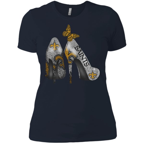 New Orleans Saints Rhinestone High Heels Shirt Ladies’ Boyfriend Shirt 1 » Cool Gifts for You - Mfamilygift New Orleans Saints Rhinestone High Heels Shirt Ladies’ Boyfriend Shirt 1