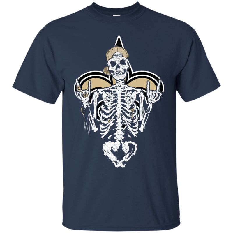 New Orleans Saints Skeleton Halloween Shirts 1 » Cool Gifts for You - Mfamilygift New Orleans Saints Skeleton Halloween Shirts 1