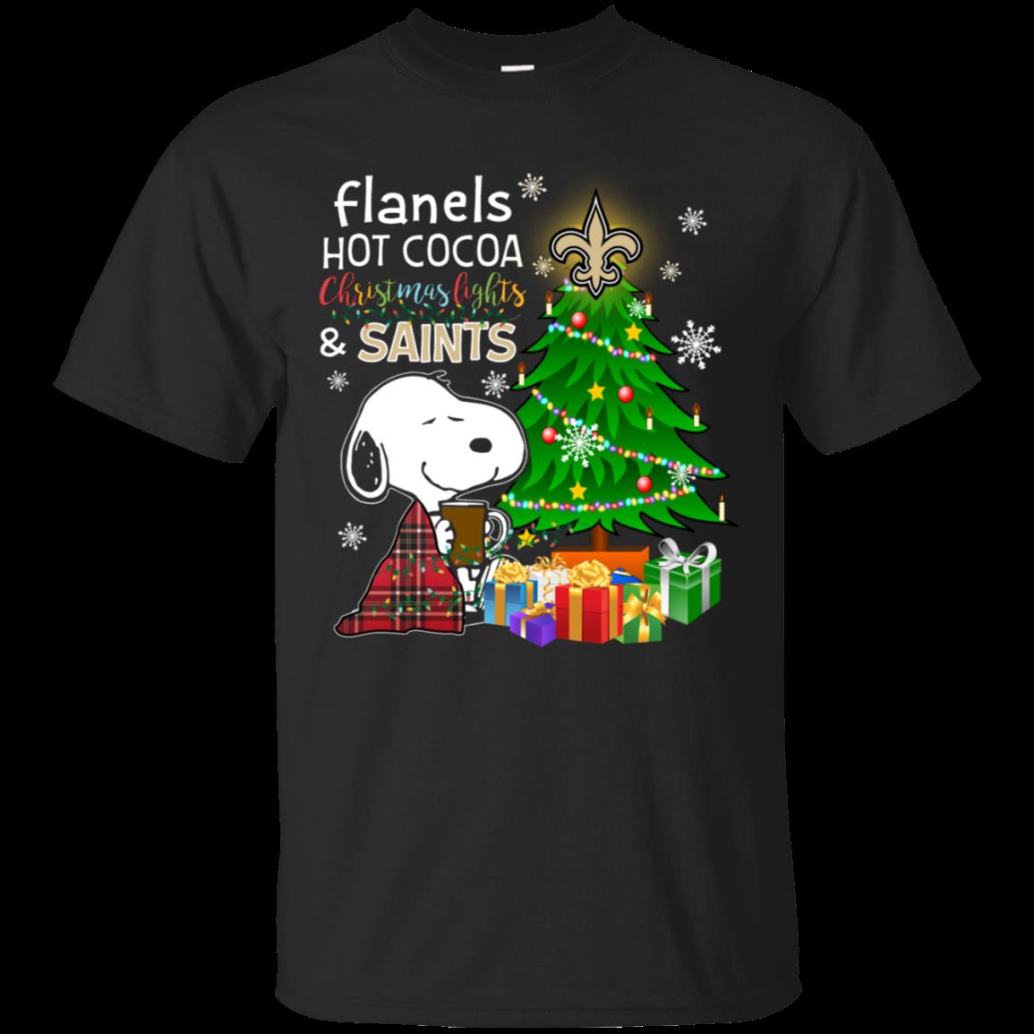 New Orleans Saints Snoopy Christmas Shirts Flanels Hot Cocoa New Orleans Saints Snoopy Christmas Shirts Flanels Hot Cocoa