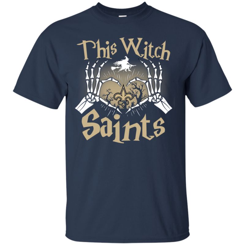 New Orleans Saints Witch Halloween Shirts This Witch Loves 1 » Cool Gifts for You - Mfamilygift New Orleans Saints Witch Halloween Shirts This Witch Loves 1