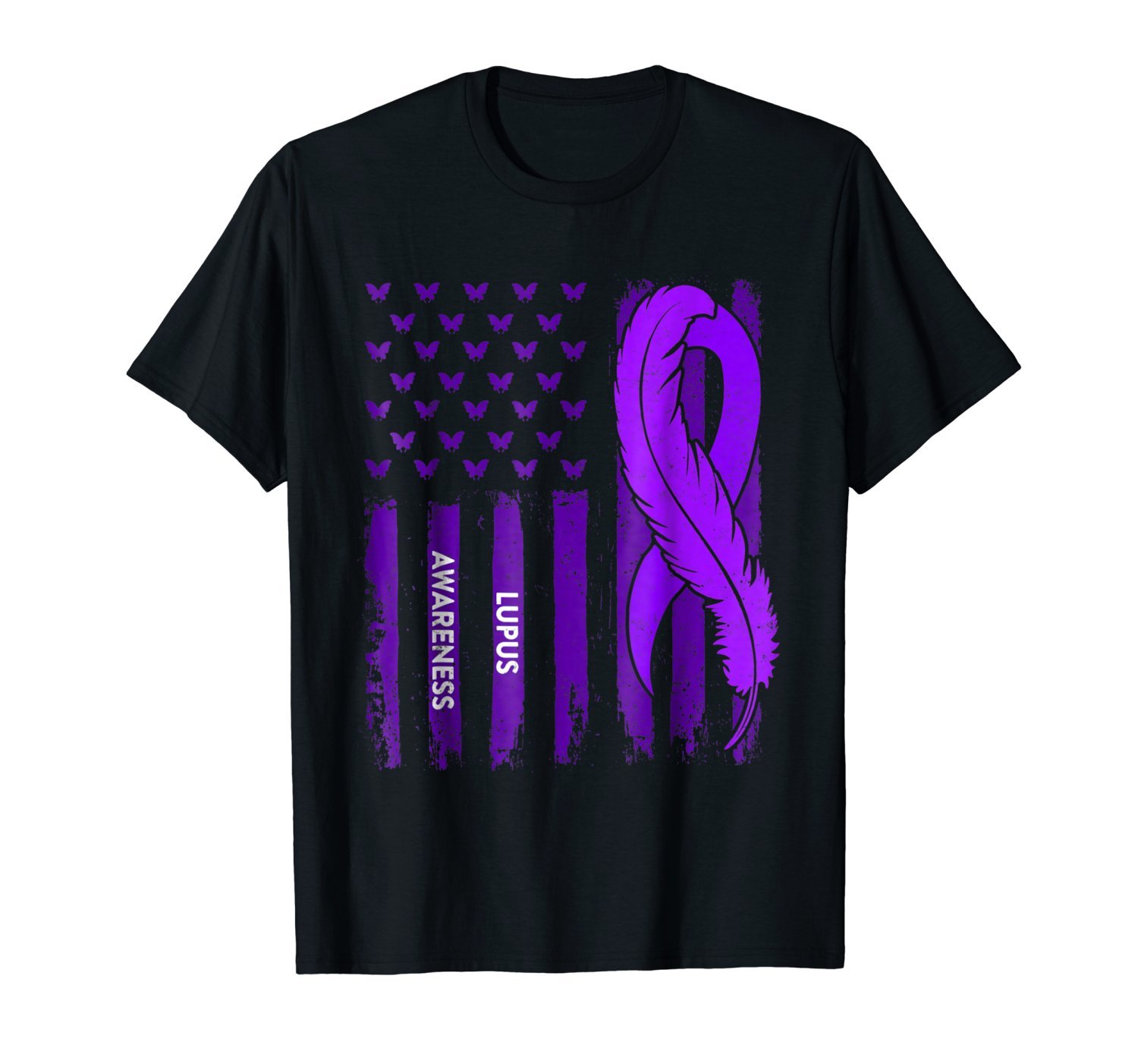 Lupus Awareness Flag Shirt