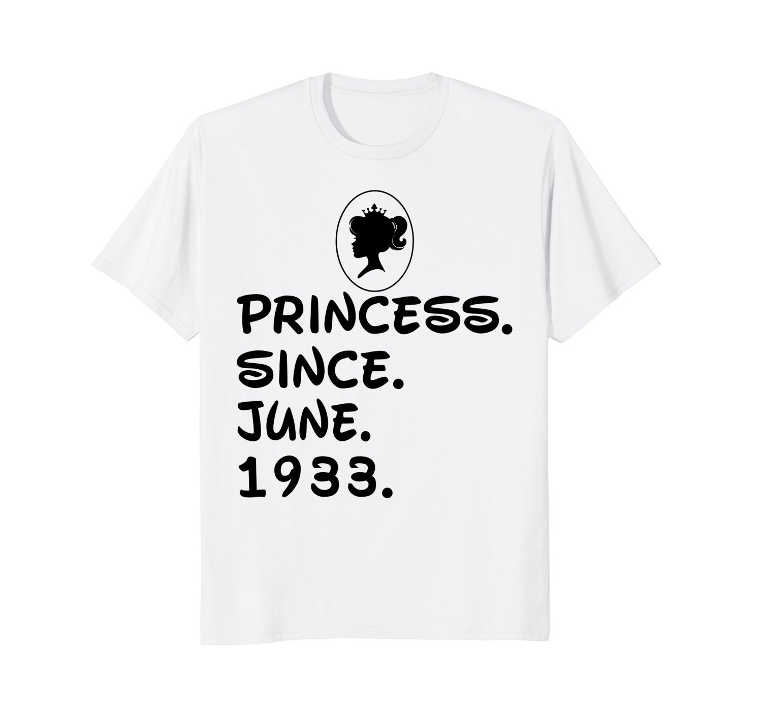 Princess Since June 1933 T-shirt 85th Birthday Gifts