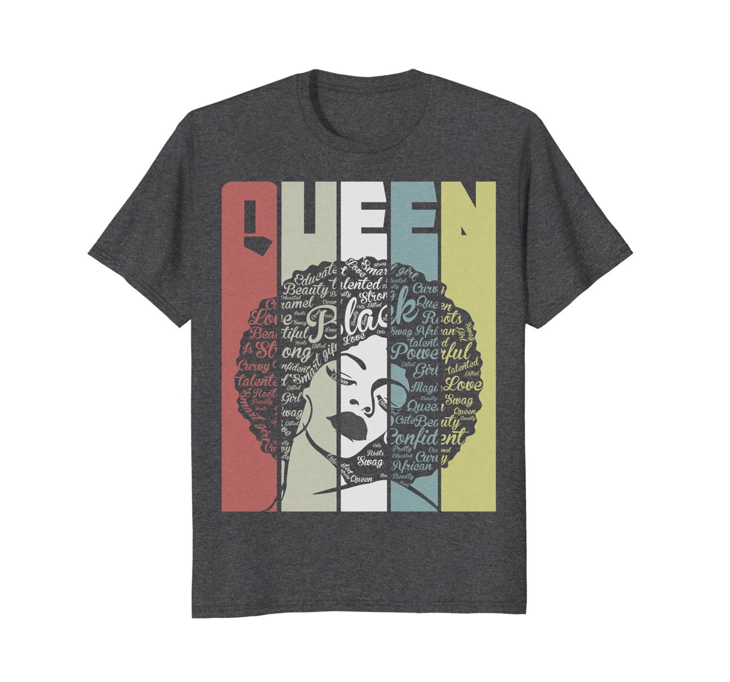 Strong Black Woman With Afro Word Art Natural Hair Tee Shirt 3 » Cool Gifts for You - Mfamilygift Strong Black Woman With Afro Word Art Natural Hair Tee Shirt 3
