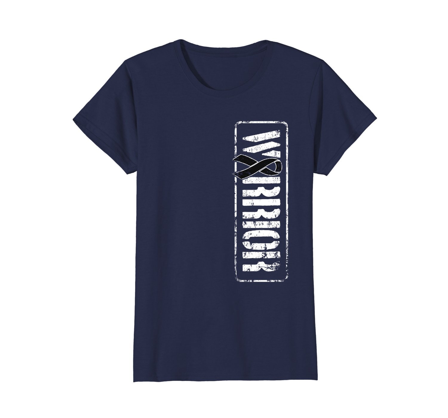 Womens Melanoma Cancer Warrior Shirt – Proud Family Support Tee 1 » Cool Gifts for You - Mfamilygift Womens Melanoma Cancer Warrior Shirt – Proud Family Support Tee 1