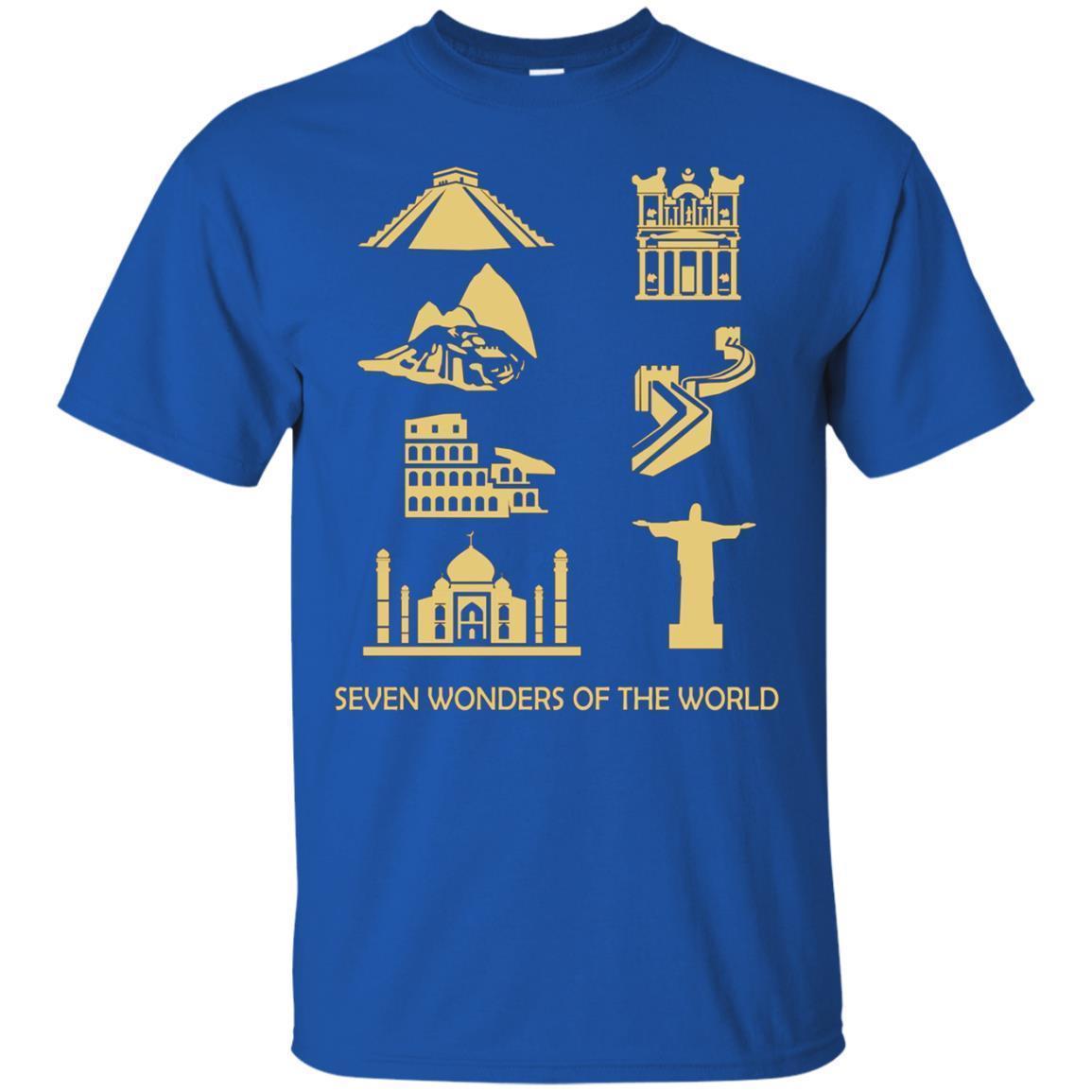 New Seven Wonders Of The World Geography T-shirt 3 » Cool Gifts for You - Mfamilygift New Seven Wonders Of The World Geography T-shirt 3
