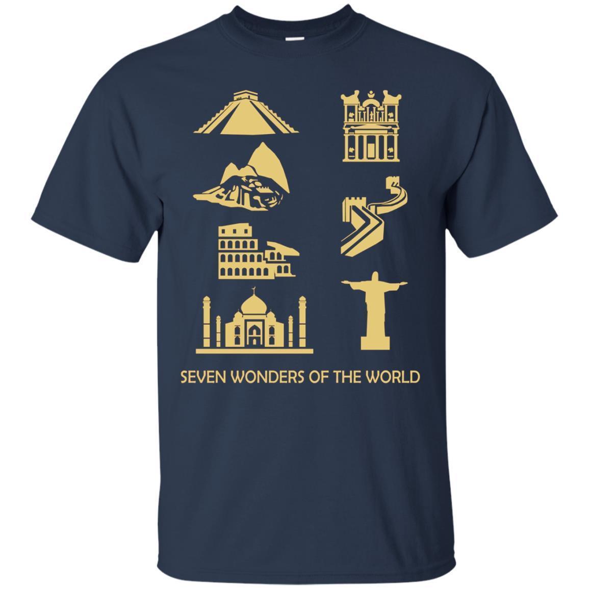 New Seven Wonders Of The World Geography T-shirt 4 » Cool Gifts for You - Mfamilygift New Seven Wonders Of The World Geography T-shirt 4