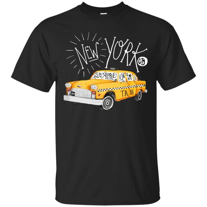 New York – Big Apple – Yellow Cab Taxi T-shirt