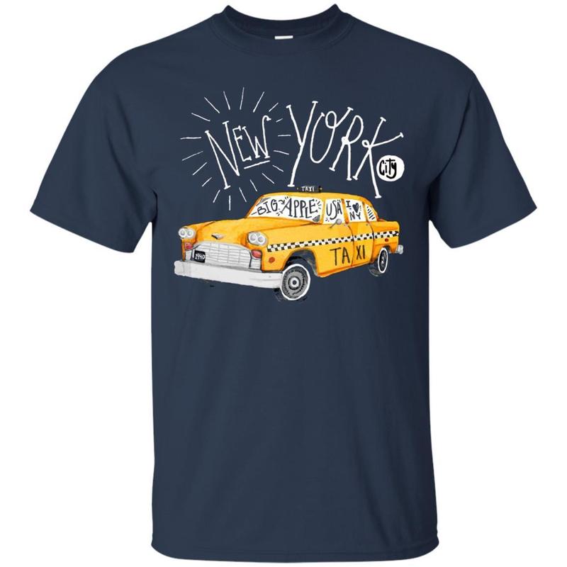 New York – Big Apple – Yellow Cab Taxi T-shirt 1 » Cool Gifts for You - Mfamilygift New York – Big Apple – Yellow Cab Taxi T-shirt 1