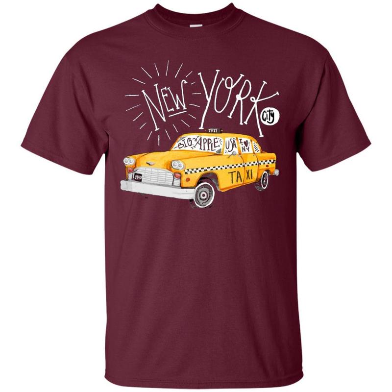 New York – Big Apple – Yellow Cab Taxi T-shirt 2 » Cool Gifts for You - Mfamilygift New York – Big Apple – Yellow Cab Taxi T-shirt 2
