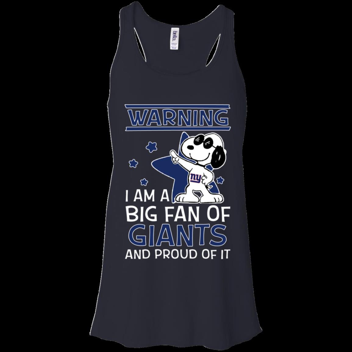 New York Giants Snoopy Shirts Warning I Am A Big Fan 4 » Cool Gifts for You - Mfamilygift New York Giants Snoopy Shirts Warning I Am A Big Fan 4
