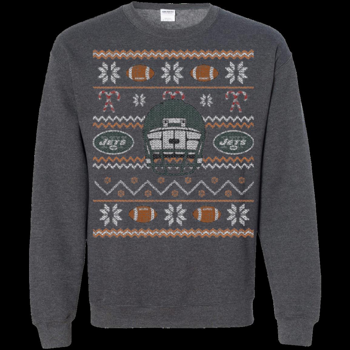 New York Jets Ugly Christmas Sweaters 2 » Cool Gifts for You - Mfamilygift New York Jets Ugly Christmas Sweaters 2