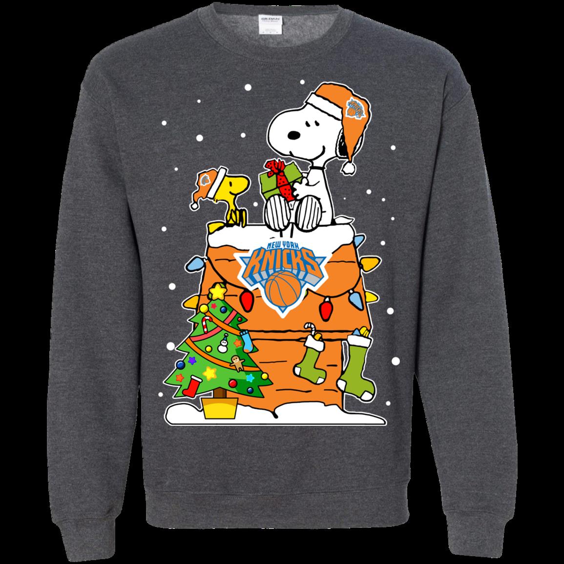 New York Knicks Ugly Christmas Sweaters Snoopy Hoodies Sweatshirts 2 » Cool Gifts for You - Mfamilygift New York Knicks Ugly Christmas Sweaters Snoopy Hoodies Sweatshirts 2