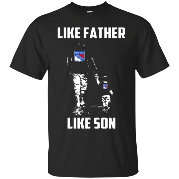 New York Rangers Like Father Like Son T Shirt Cotton Shirt